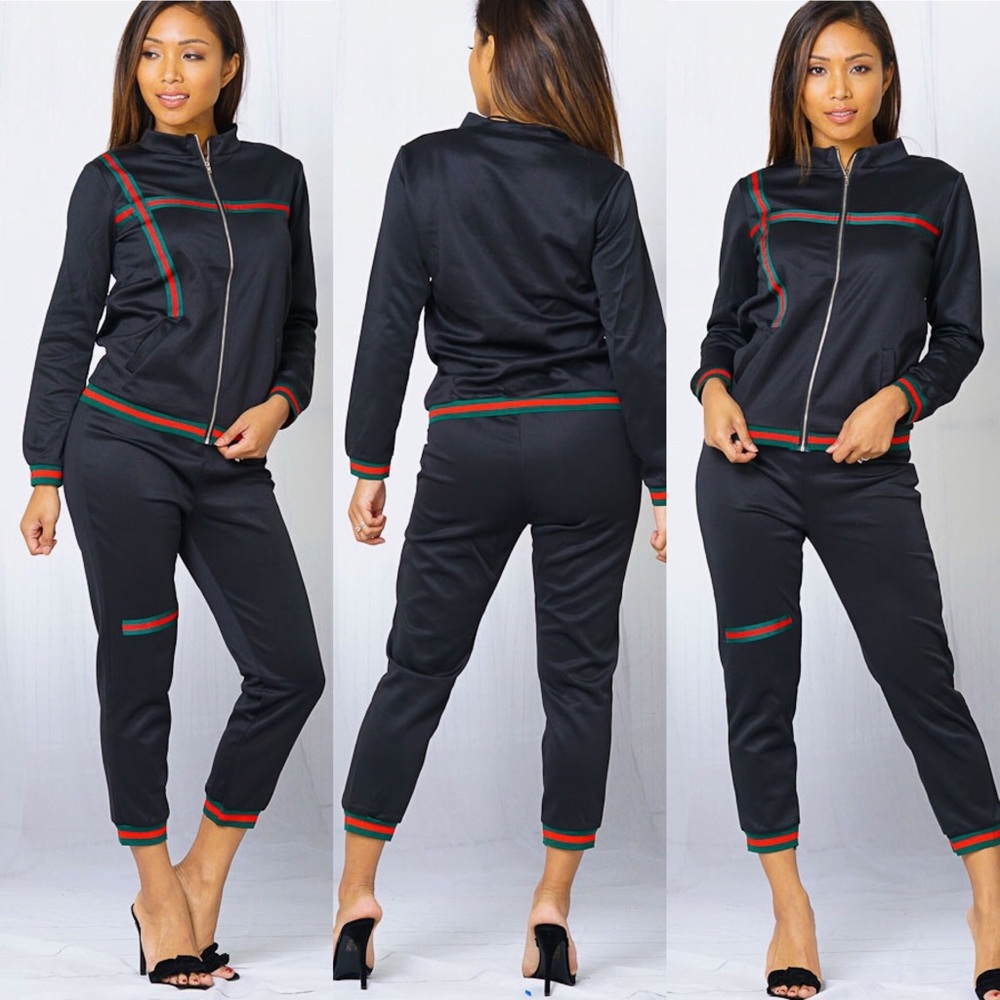 Black Jogger Set